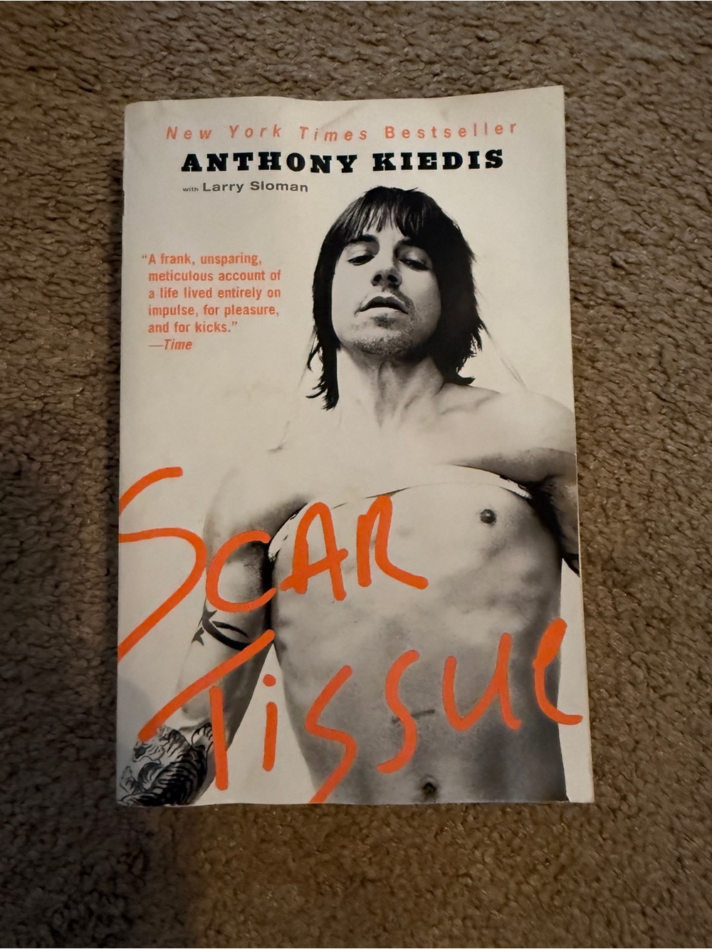 Scar Tissue by Anthony Kiedis - Paperback